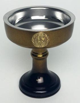 Bokashi Rice Cup with Crane Logo and Removable Metal Insert