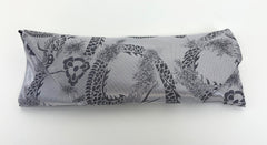 Gray Dragon Print Kimono Fabric Scarf
