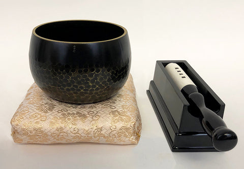 No. 4 (4.75" Diameter) Bell with Gold Cushion and Stick Holder