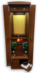 5025 Walnut Butsudan with Pull Out Table