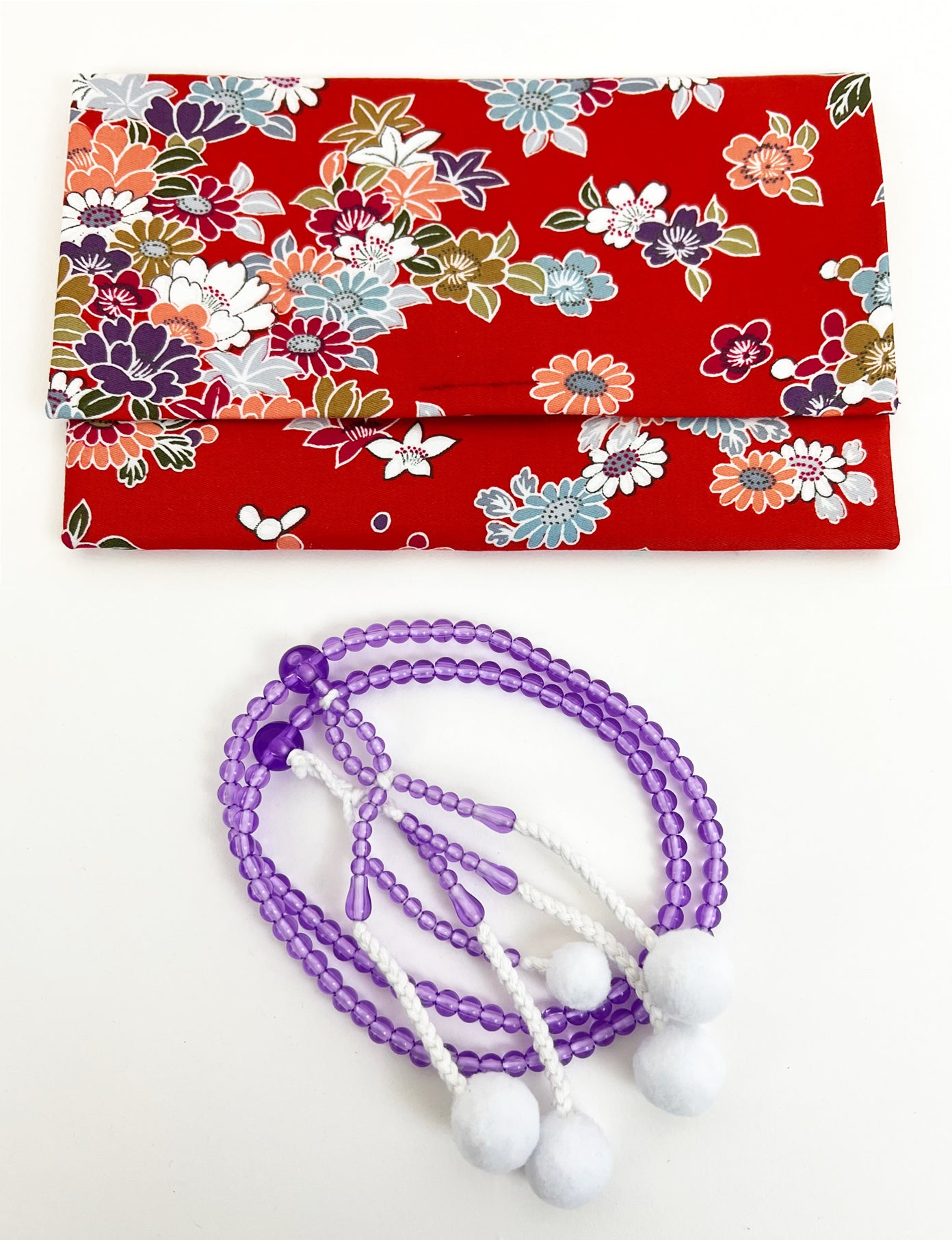 Purple Beads Set - Medium Beads (Large Beads Case)