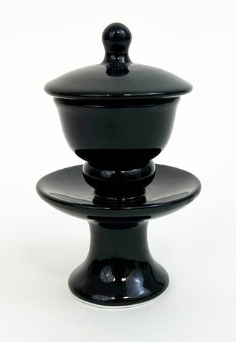 Black Ceramic Water Cup
