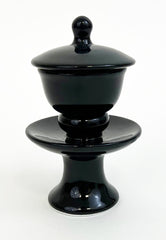 Black Ceramic Water Cup