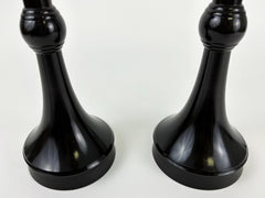 Used Premium 13.25" H Black (Metal) Candle Stands Set
