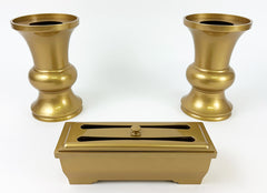 Premium 3 Piece Extra Large Gold Butsugu Set