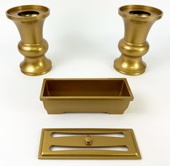 Premium 3 Piece Extra Large Gold Butsugu Set