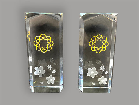 Premium (3.75" H) Crystal Lotus Stands
