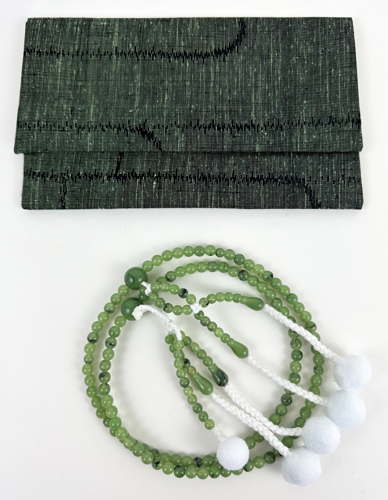 Jade Beads Set - Large Beads (Large Kimono Beads Case) #2