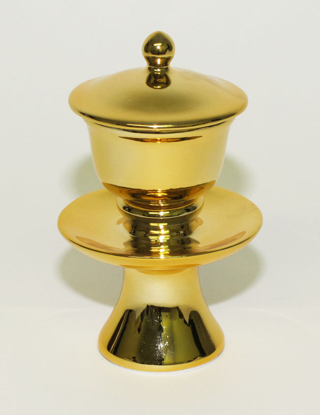 Small Gold Water Cup Ceramic
