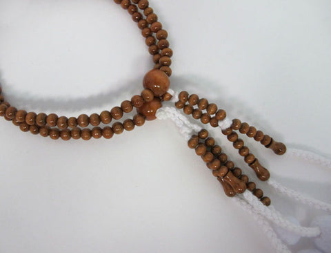 Brown Plum Wood Beads