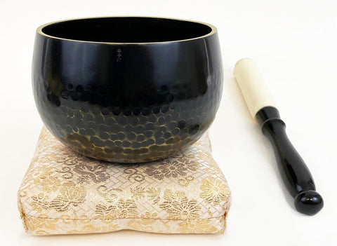 No. 4.5 (5.6" Diameter) Bell with Gold Floral Square Cushion Set