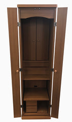 4820S Oak Colored Butsudan with LED Light