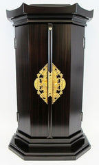 30 Pagoda Style Ebony Butsudan with Ornaments (Display Model)