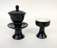 Black Ceramic Water Cup