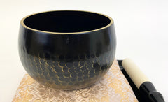 No. 4 (4.75" Diameter) Bell with Black Tray and Gold Cushion Set
