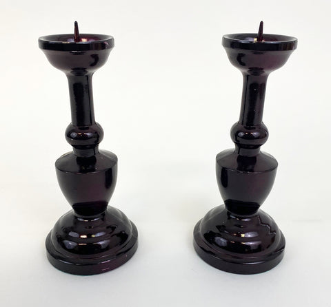 6.25" H Cherry Candle Stands (Display Model)