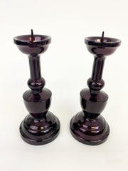 6.25" H Cherry Candle Stands (Display Model)