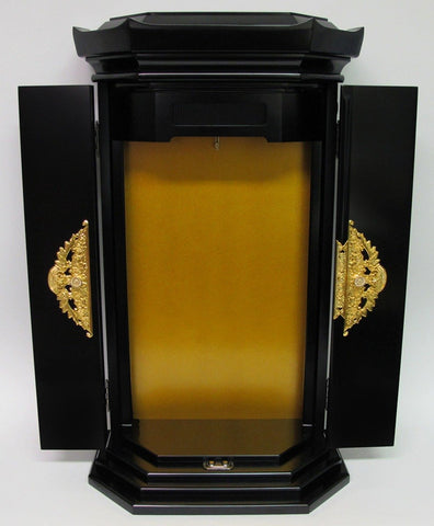 30 Black Pagoda Style Butsudan with Ornaments