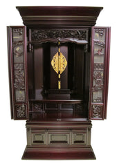 53 Cherry Deluxe Butsudan with Shoji Screen and Automatic Doors (Display Model)