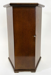 Premium Vintage 17.5" Tall Brown Iron Wood Vase Stands