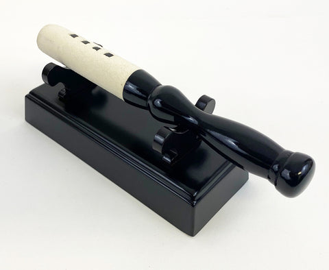 Black Ebony Medium Bell Stick Holder for (7" -  9.75" Long) Bell Stick