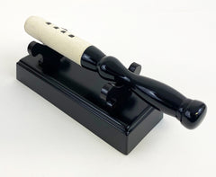 Black Ebony Medium Bell Stick Holder for (7" -  9.75" Long) Bell Stick
