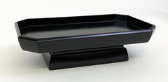 Glossy Black Fruit Dish