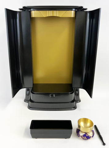 19 Black Beginners Butsudan Set #4 (Display Model)