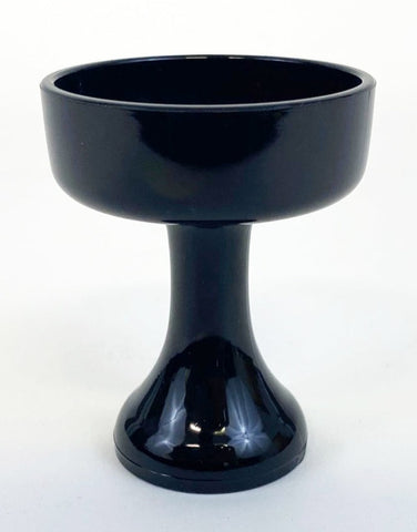 Black Plastic Rice Cup
