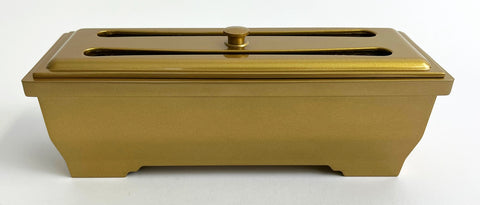 8.2" Long Gold Tone Incense Burner without Cover