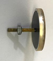 Small Black Crane Logo (1.13" D)