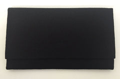 Black Kimono Fabric Beads Case (Large)