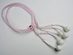 Clear Pink Beads