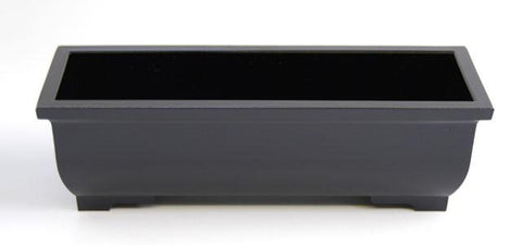 7.2" Long Black Basic Incense Burner - Classic Style