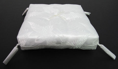 White Square Cushion for No. 9 (10.5" Diameter) Bell Display Model