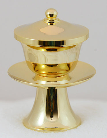 Premium Golden Water Cup with Removable Metal Insert