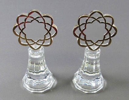 Premium Crystal Lotus Stands (6" H) Used