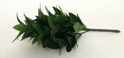 Small Silk Shikimi Leaves (13" Long)